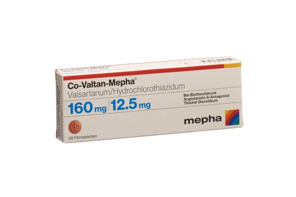 Co-Valtan-Mepha cpr pell 160/12.5 mg 28 pce