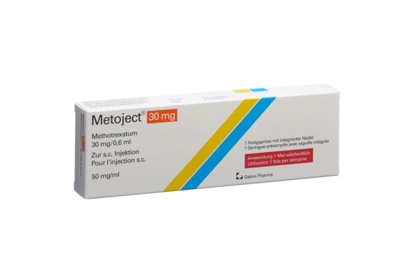 Metoject sol inj 30 mg/0.6ml ser pré 0.6 ml