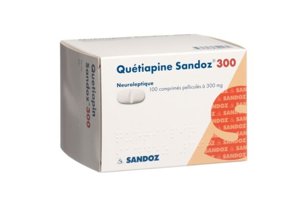 Quetiapin Sandoz Filmtabl 300 mg 100 Stk