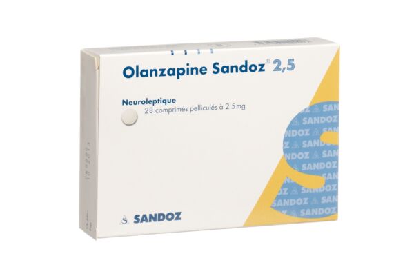 Olanzapin Sandoz Filmtabl 2.5 mg 28 Stk