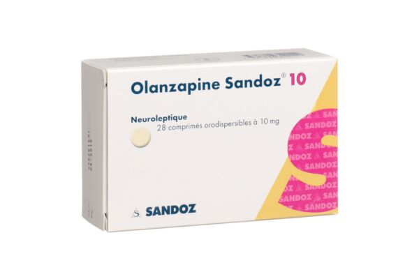 Olanzapine Sandoz cpr orodisp 10 mg 28 pce