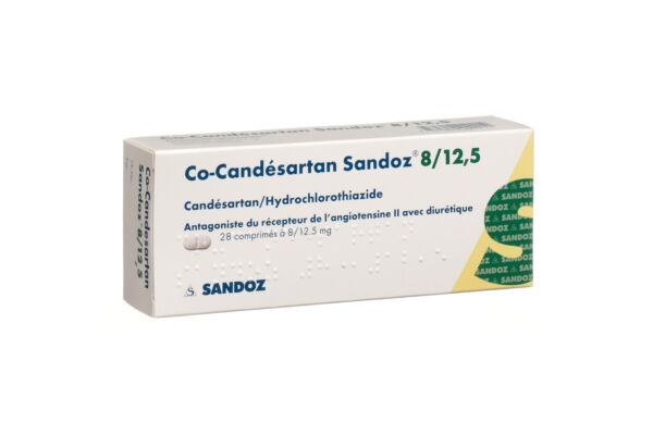 Co-Candesartan Sandoz Tabl 8/12.5 mg 28 Stk