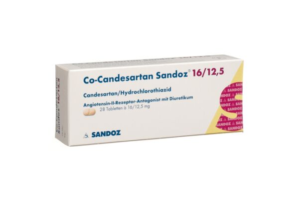 Co-Candésartan Sandoz cpr 16/12.5 mg 28 pce