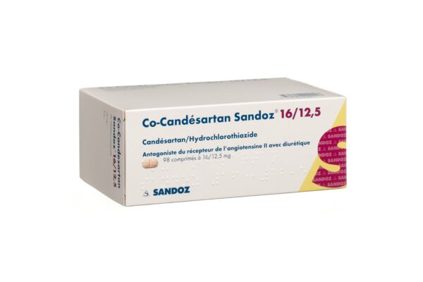 Co-Candesartan Sandoz Tabl 16/12.5 mg 98 Stk