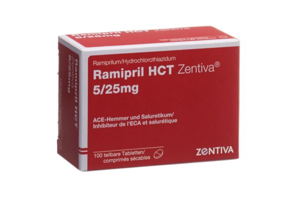 Ramipril HCT Zentiva cpr 5/25 mg 100 pce