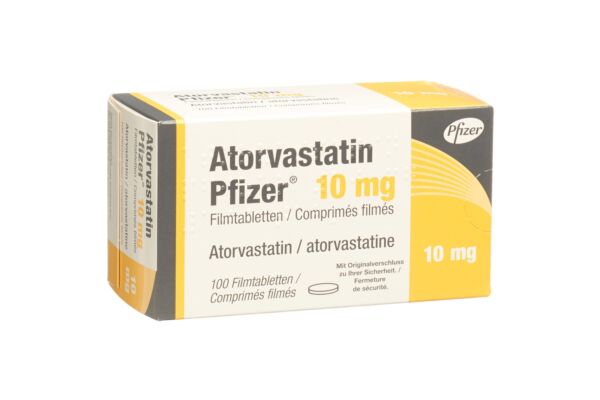 Atorvastatin Pfizer Filmtabl 10 mg 100 Stk