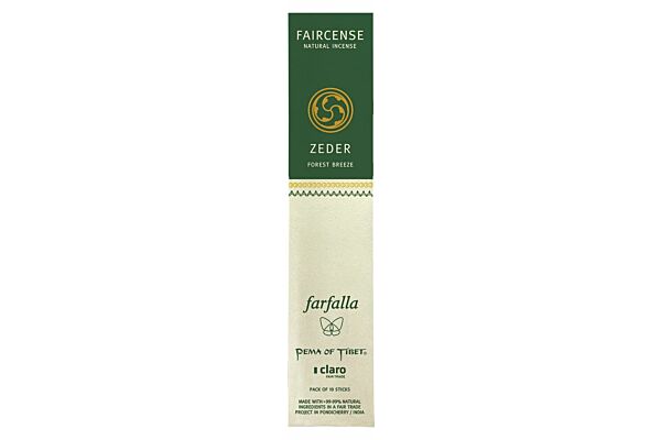 Faircense Räucherstäbchen Zeder/For Breeze 10 Stk