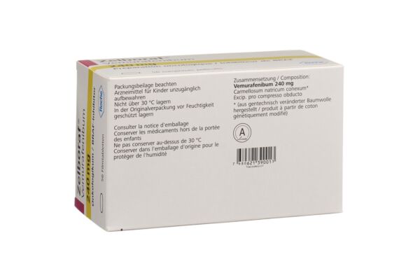 Zelboraf cpr pell 240 mg 56 pce