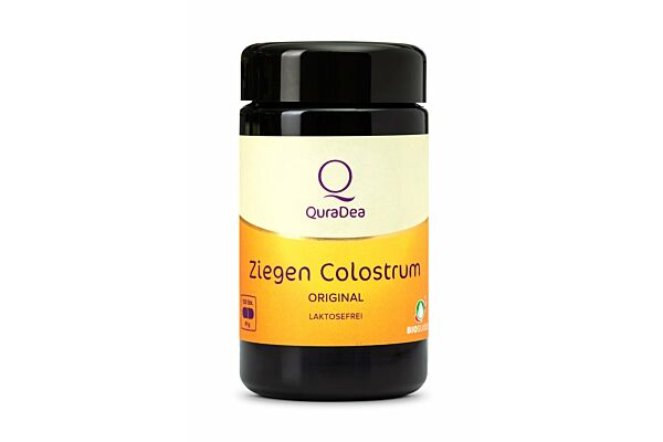 Quradea Ziegen Colostrum Original Kaps Bio pasteurisiert 120 Stk