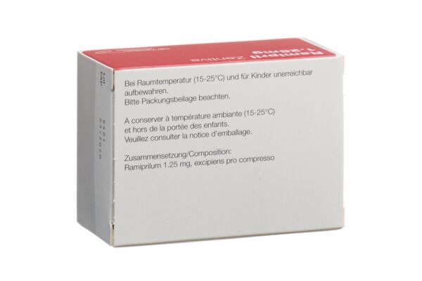 Ramipril Zentiva Tabl 1.25 mg 100 Stk