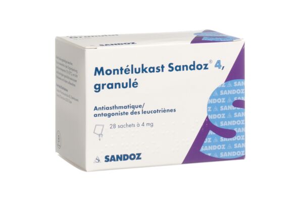 Montelukast Sandoz Gran 4 mg Btl 28 Stk