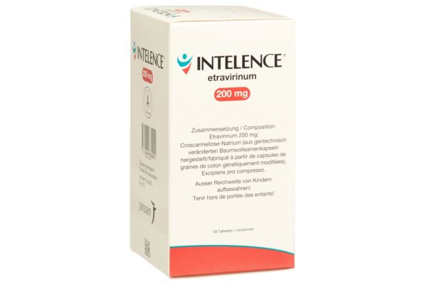 Intelence Tabl 200 Mg Ds 60 Stk Mit Rezept Online Bestellen Sun Store 9079