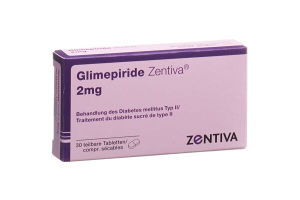 Glimepiride Zentiva cpr 2 mg 30 pce