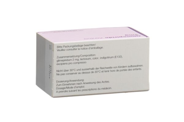 Glimepiride Zentiva cpr 2 mg 120 pce