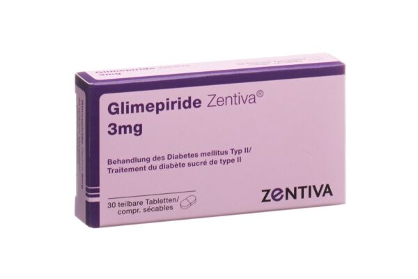 Glimepiride Zentiva cpr 3 mg 30 pce