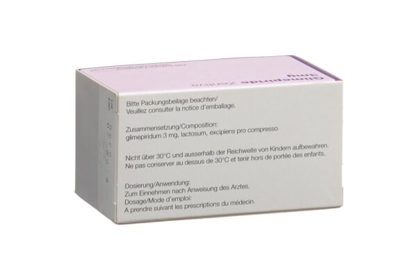 Glimepiride Zentiva cpr 3 mg 120 pce