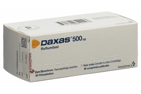 Daxas Filmtabl 500 mcg 90 Stk