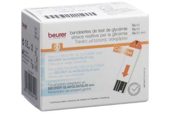Bandelettes pour lecteur glycémie GL44 / 50 / 50 EVO