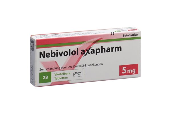 Nébivolol axapharm cpr 5 mg 28 pce