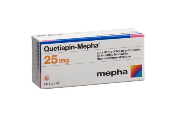 Quetiapin-Mepha cpr pell 25 mg 60 pce