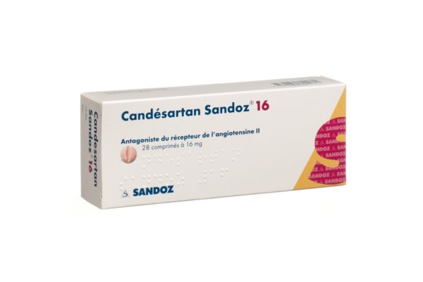 Candésartan Sandoz cpr 16 mg 28 pce