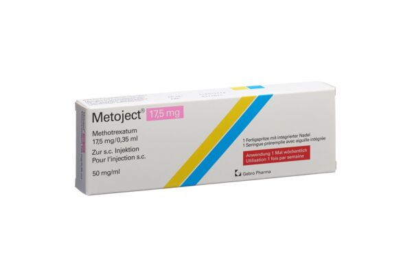 Metoject sol inj 17.5 mg/0.35ml ser pré 0.35 ml