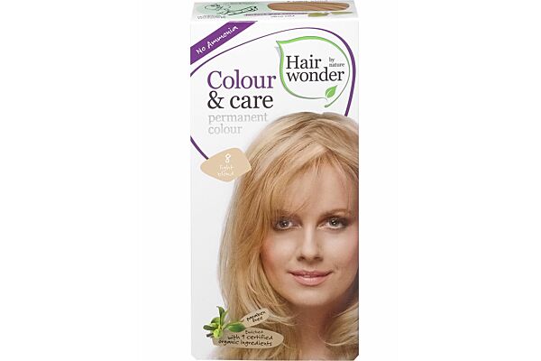 HENNA Hairwonder Colour & Care 8 hell blond