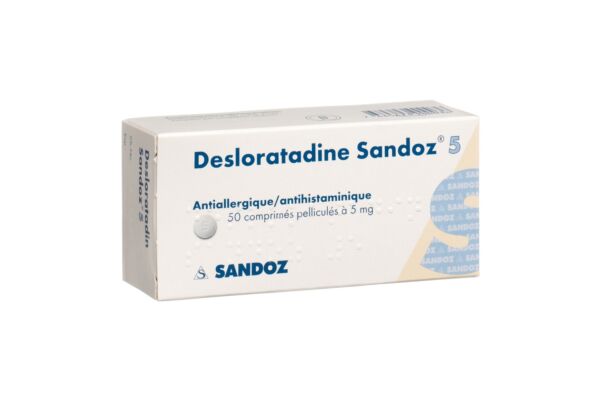 Desloratadine Sandoz cpr pell 5 mg 50 pce