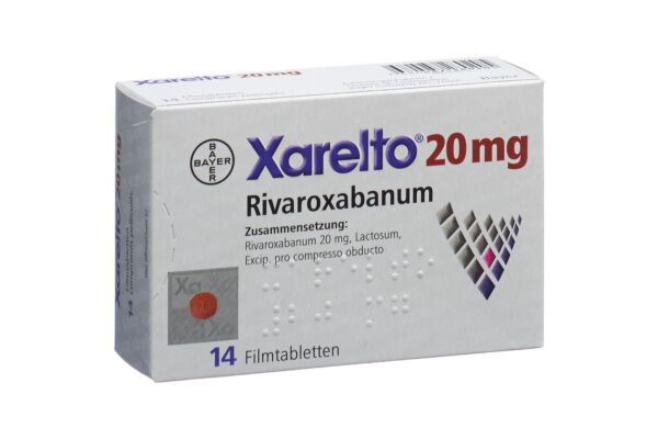 Xarelto cpr pell 20 mg 14 pce