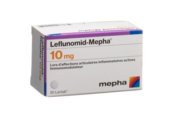 Leflunomid-Mepha Lactab 10 mg Ds 30 Stk