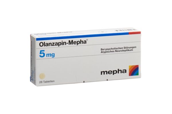 Olanzapin-Mepha Tabl 5 mg 28 Stk