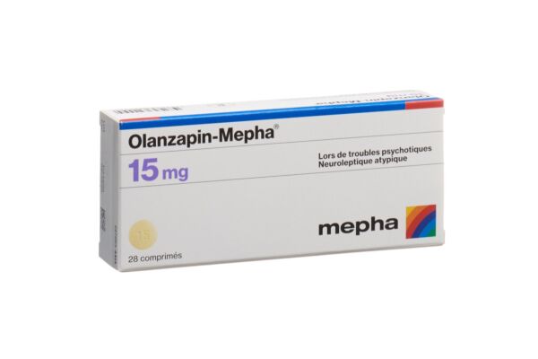 Olanzapin-Mepha cpr 15 mg 28 pce