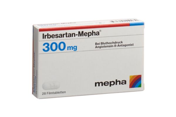 Irbesartan-Mepha cpr pell 300 mg 28 pce