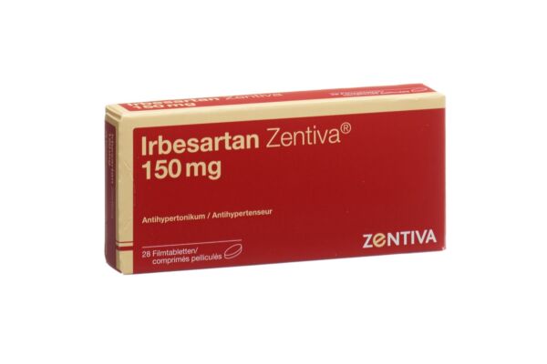 Irbesartan Zentiva cpr pell 150 mg 28 pce