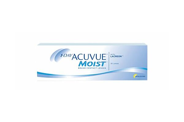 1-Day Acuvue moist jour -1.50dpt Krümmung (BC) 9.00 30 pce