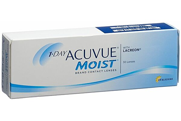 1-Day Acuvue moist jour -2.25dpt Krümmung (BC) 8.50 30 pce