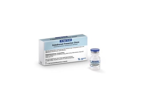 Zoledronat Fresenius Onco conc perf 4 mg/5ml flac 5 ml