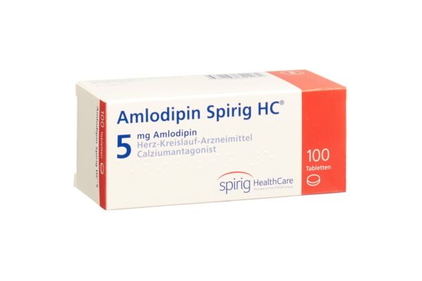 Amlodipin Spirig HC Tabl 5 mg 100 Stk