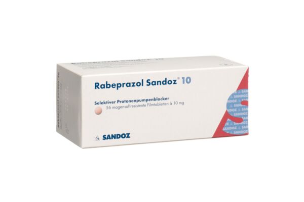 Rabeprazol Sandoz Tabl 10 mg 56 Stk