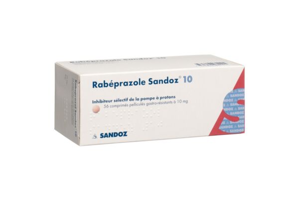 Rabeprazol Sandoz Tabl 10 mg 56 Stk