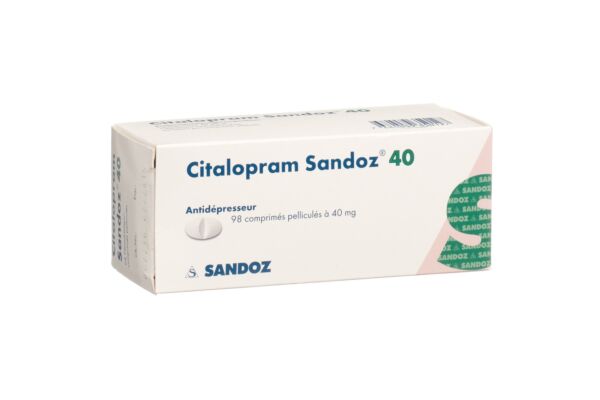 Citalopram Sandoz Filmtabl 40 mg 98 Stk