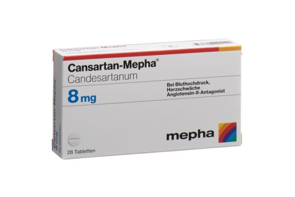 Cansartan-Mepha Tabl 8 mg 28 Stk