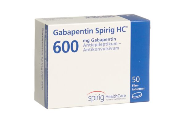 Gabapentin Spirig HC Filmtabl 600 mg 50 Stk