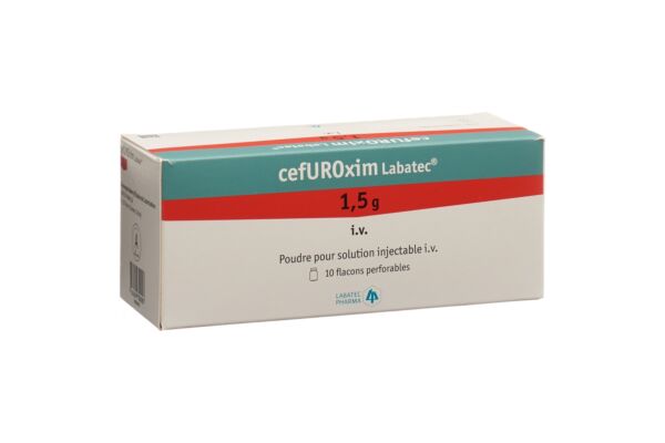 Cefuroxim Labatec subst sèche 1.5 g i.v. flac 10 pce