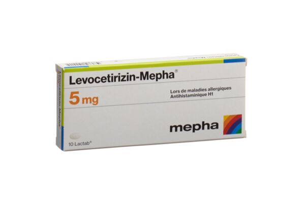 Levocetirizin-Mepha Lactab 5 mg 10 pce