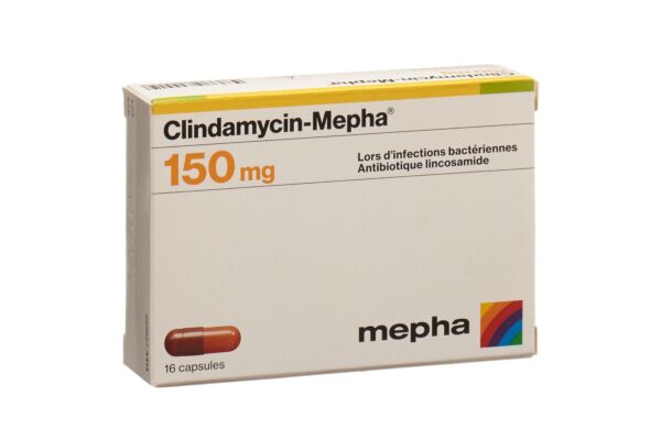 Clindamycin-Mepha caps 150 mg 16 pce