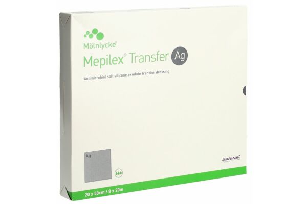 Mepilex Transfer Ag Drainageverband 20x50cm 2 Stk