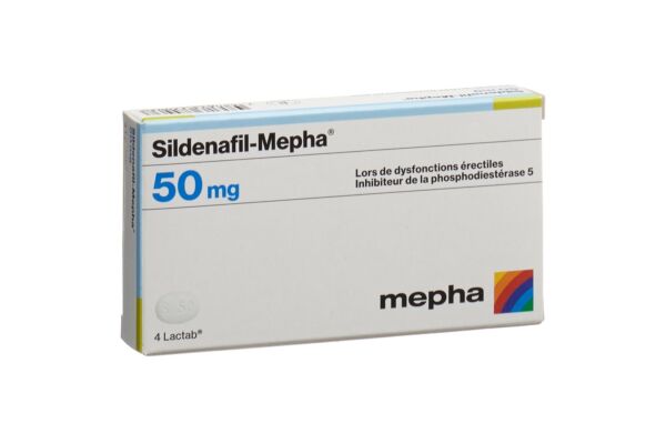 Sildenafil-Mepha Filmtabl 50 mg 4 Stk