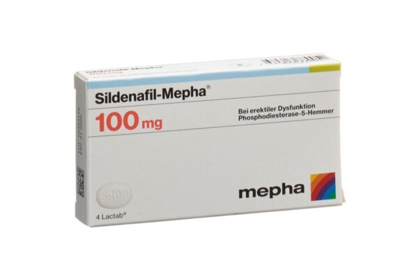 Sildenafil-Mepha Filmtabl 100 mg 4 Stk