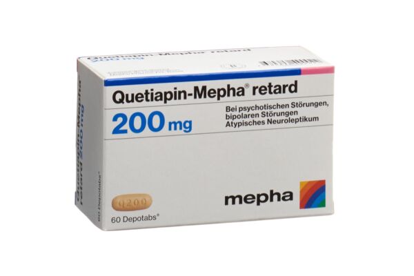 Quetiapin-Mepha retard depotabs 200 mg 60 pce